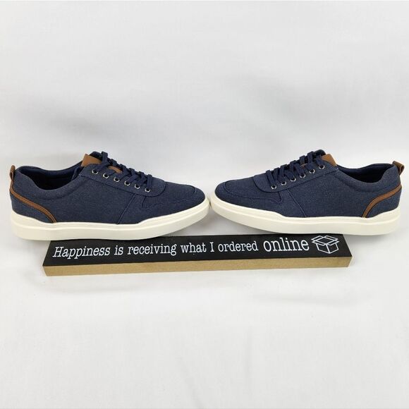 🩵NIB Bruno Marc Blue Canvas Skate Sneakers Size 11 - Picture 7 of 12